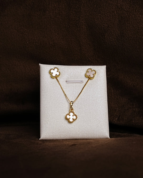 Set Flor Blanca