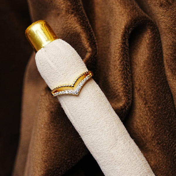 Anillo Chevron Royal
