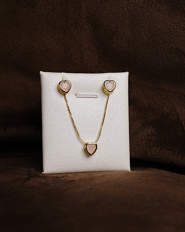 Set Corazón Rosado