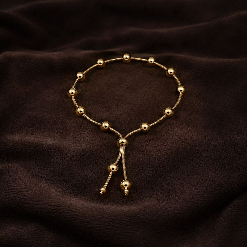 Pulsera Esfera Dorada