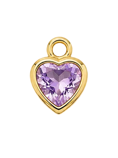Corazón lila
