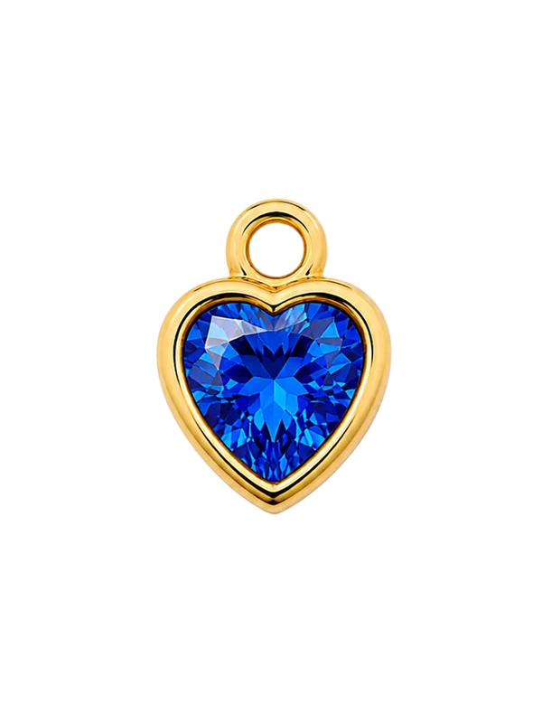 Corazón azul rey